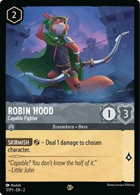 Robin Hood - Capable Fighter (17) [Disney Lorcana Promo Cards]
