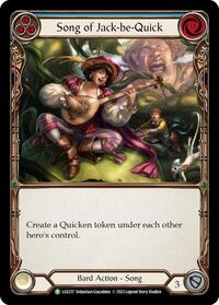 Song of Jack-be-Quick - LGS217 (LGS217) [Flesh and Blood Promo Cards]
