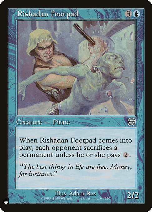 Rishadan Footpad (MMQ-94) [The List]