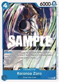 Roronoa Zoro (Sealed Battle Kit Vol. 1) (P-056) [One Piece Promotion Cards]