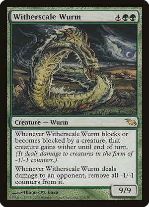 Witherscale Wurm (134) [Shadowmoor]