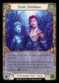 Dash, Database - HER097 (HER097) [Flesh and Blood Promo Cards]