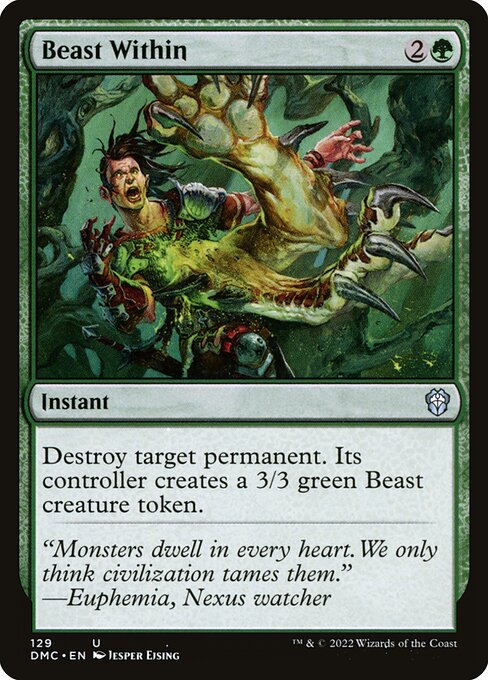 Beast Within (129) [Dominaria United Commander]
