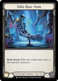 Teklo Base Arms - LGS188 (LGS188) [Flesh and Blood Promo Cards]