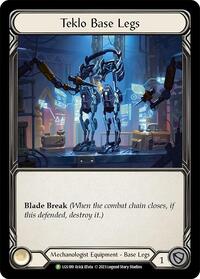 Teklo Base Legs - LGS189 (LGS189) [Flesh and Blood Promo Cards]