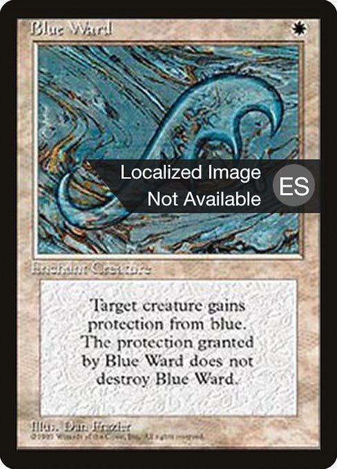 Blue Ward (10) [Fourth Edition Foreign Black Border]