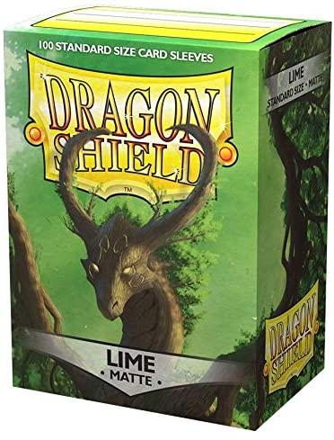 Dragon Shield Sleeves Matte Lime 100ct