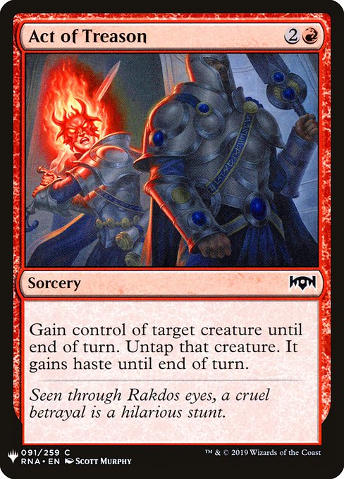 Act of Treason (RNA-91) [The List]
