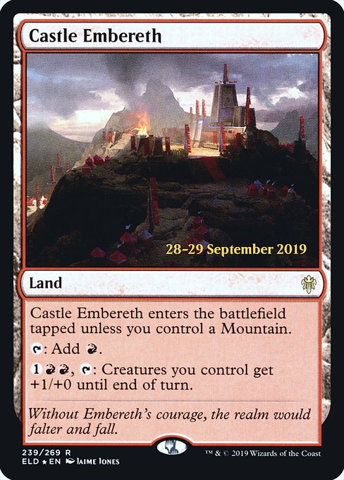 Castle Embereth (239s) [Throne of Eldraine Promos]