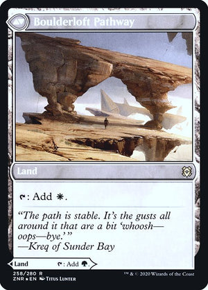 Branchloft Pathway // Boulderloft Pathway (258s) [Zendikar Rising Promos] Reverse