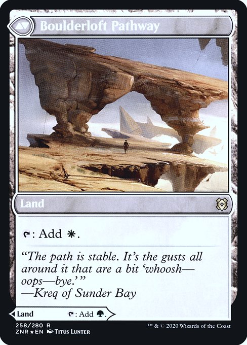 Branchloft Pathway // Boulderloft Pathway (258s) [Zendikar Rising Promos] Reverse