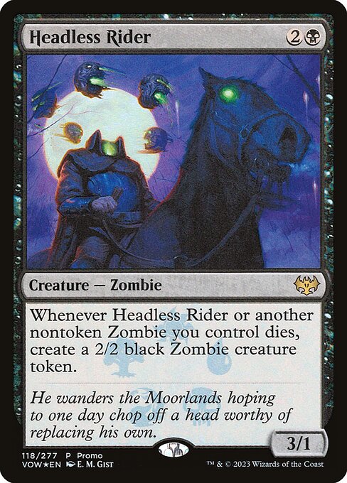 Headless Rider (118★) [Innistrad: Crimson Vow Promos]