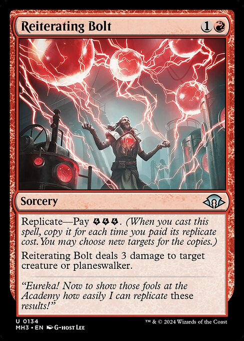 Reiterating Bolt (134) [Modern Horizons 3]