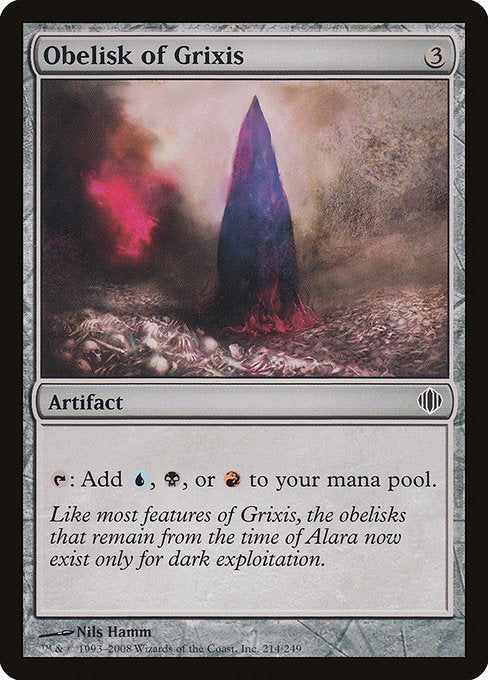 Obelisk of Grixis (214) [Shards of Alara]