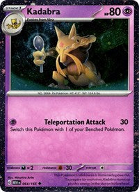 Kadabra - 064/165 (Cosmos Holo) (064/165) [Miscellaneous Cards and Products]