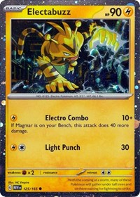 Electabuzz - 125/165 (Cosmos Holo) (125/165) [Miscellaneous Cards and Products]