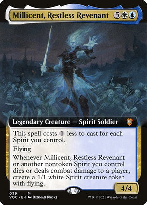 Millicent, Restless Revenant (39) [Crimson Vow Commander] [Extended Art]
