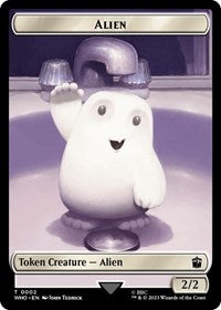 Alien // Dinosaur Double-Sided Token (2 // 20) [Doctor Who]