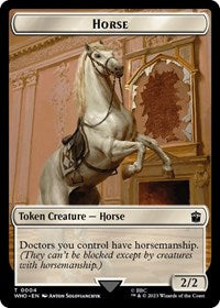 Horse // Food (0026) Double-Sided Token (4 // 26) [Doctor Who]