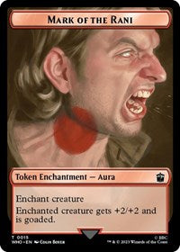 Mark of the Rani // Cyberman Double-Sided Token (15 // 24) [Doctor Who]