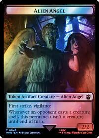 Alien Angel // Alien Insect Double-Sided Token (Surge Foil) (43 // 51) [Doctor Who]