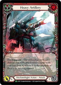 Heavy Artillery (Red) - LGS191 (LGS191) [Flesh and Blood Promo Cards]