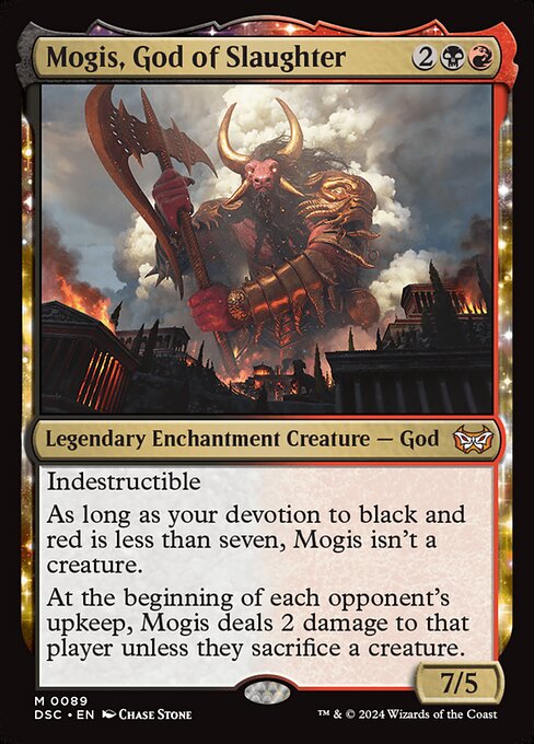 Mogis, God of Slaughter (89) [Duskmourn: House of Horror Commander]