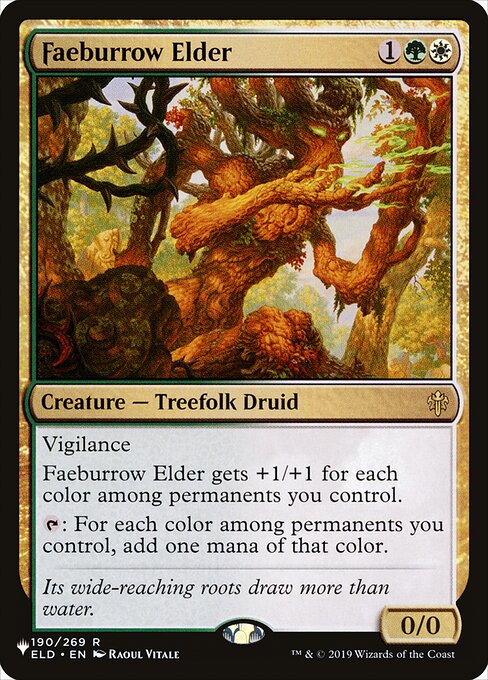 Faeburrow Elder (ELD-190) [The List]