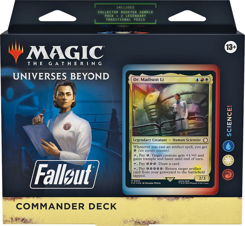 Universes Beyond Fallout Science Commander Deck