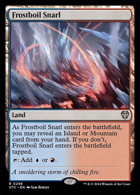 Frostboil Snarl (298) [Outlaws of Thunder Junction Commander]