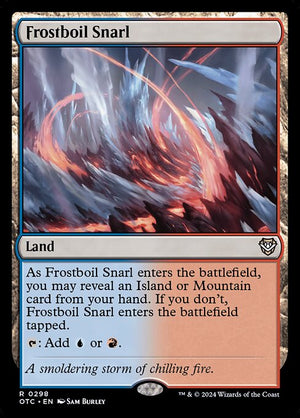 Frostboil Snarl (298) [Outlaws of Thunder Junction Commander]