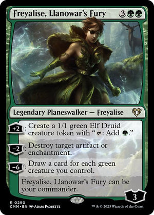 Freyalise, Llanowar's Fury (290) [Commander Masters]