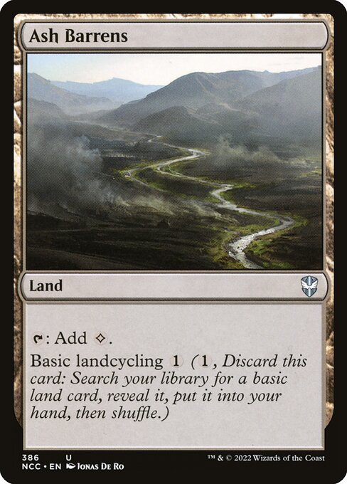 Ash Barrens (386) [New Capenna Commander]