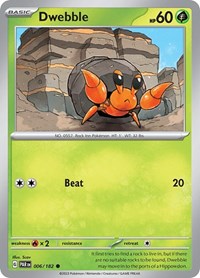 Dwebble (006/182) [SV04 Paradox Rift]
