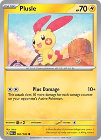 Plusle - 060/182 (060/182) [SV04 Paradox Rift]