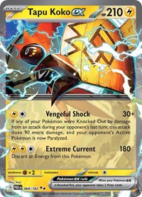 Tapu Koko ex - 068/182 (068/182) [SV04 Paradox Rift]