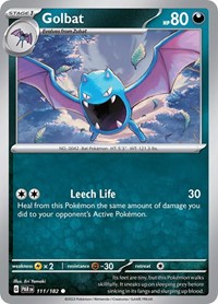 Golbat (111/182) [SV04 Paradox Rift]