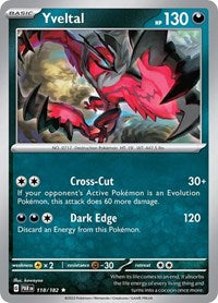 Yveltal - 118/182 (118/182) [SV04 Paradox Rift]