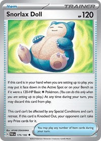 Snorlax Doll (175/182) [SV04 Paradox Rift]