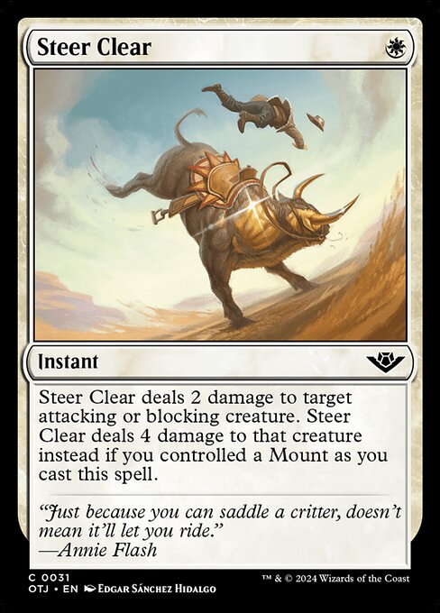 Steer Clear (31) [Outlaws of Thunder Junction]