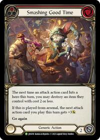 Smashing Good Time (Red) - JDG018 (JDG018) [Flesh and Blood Promo Cards]