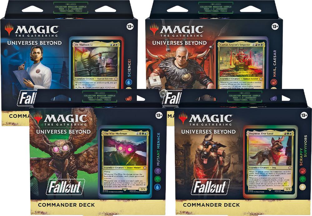 Universes Beyond Fallout Commander Deck Case