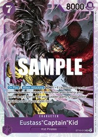 Eustass"Captain"Kid (013) (ST10-013) [Ultra Deck: The Three Captains]