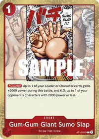 Gum-Gum Giant Sumo Slap (ST10-015) [Ultra Deck: The Three Captains]