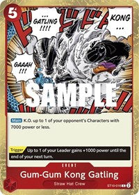 Gum-Gum Kong Gatling (ST10-016) [Ultra Deck: The Three Captains]