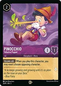 Pinocchio - Talkative Puppet (32) [Disney Lorcana Promo Cards]