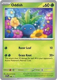Oddish - 102 (102) [SV Scarlet and Violet Promo Cards]