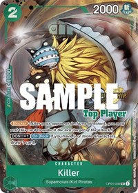 Killer (CS 2023 Top Players Pack) (OP01-039) [One Piece Promotion Cards]