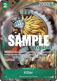 Killer (CS 2023 Top Players Pack) [Finalist] (OP01-039) [One Piece Promotion Cards]