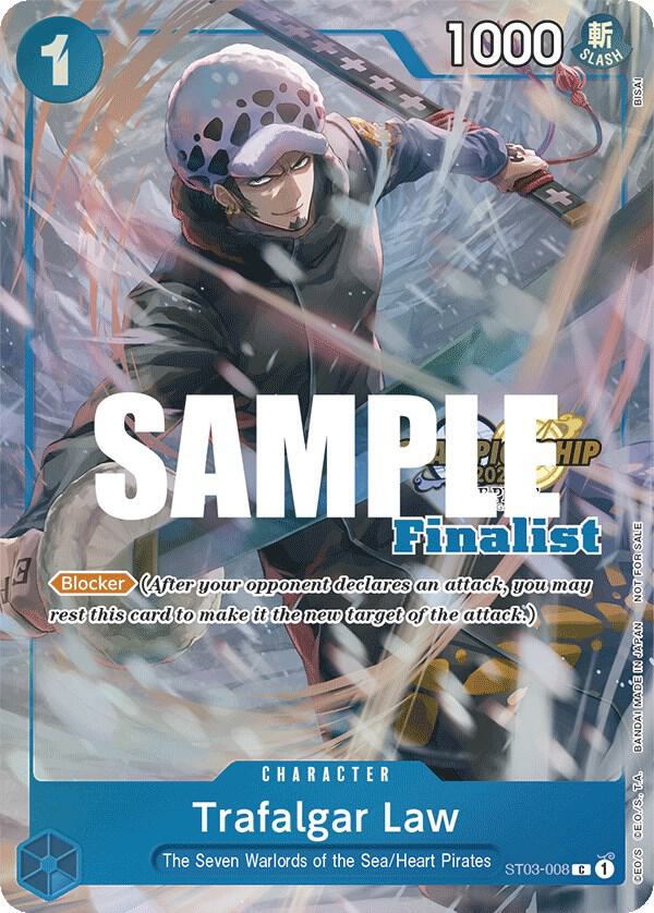 Trafalgar Law (CS 2023 Top Players Pack) [Finalist] (ST03-008) [One Piece Promotion Cards]